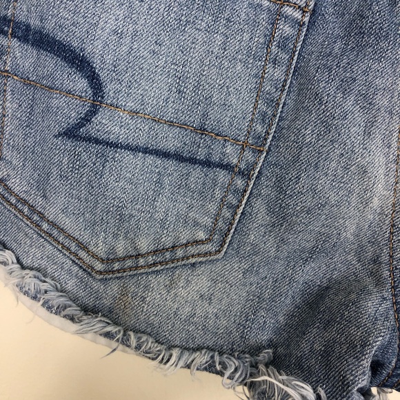 American Eagle Hi-Rise Festival Shorts Sz 0 - Picture 8 of 11